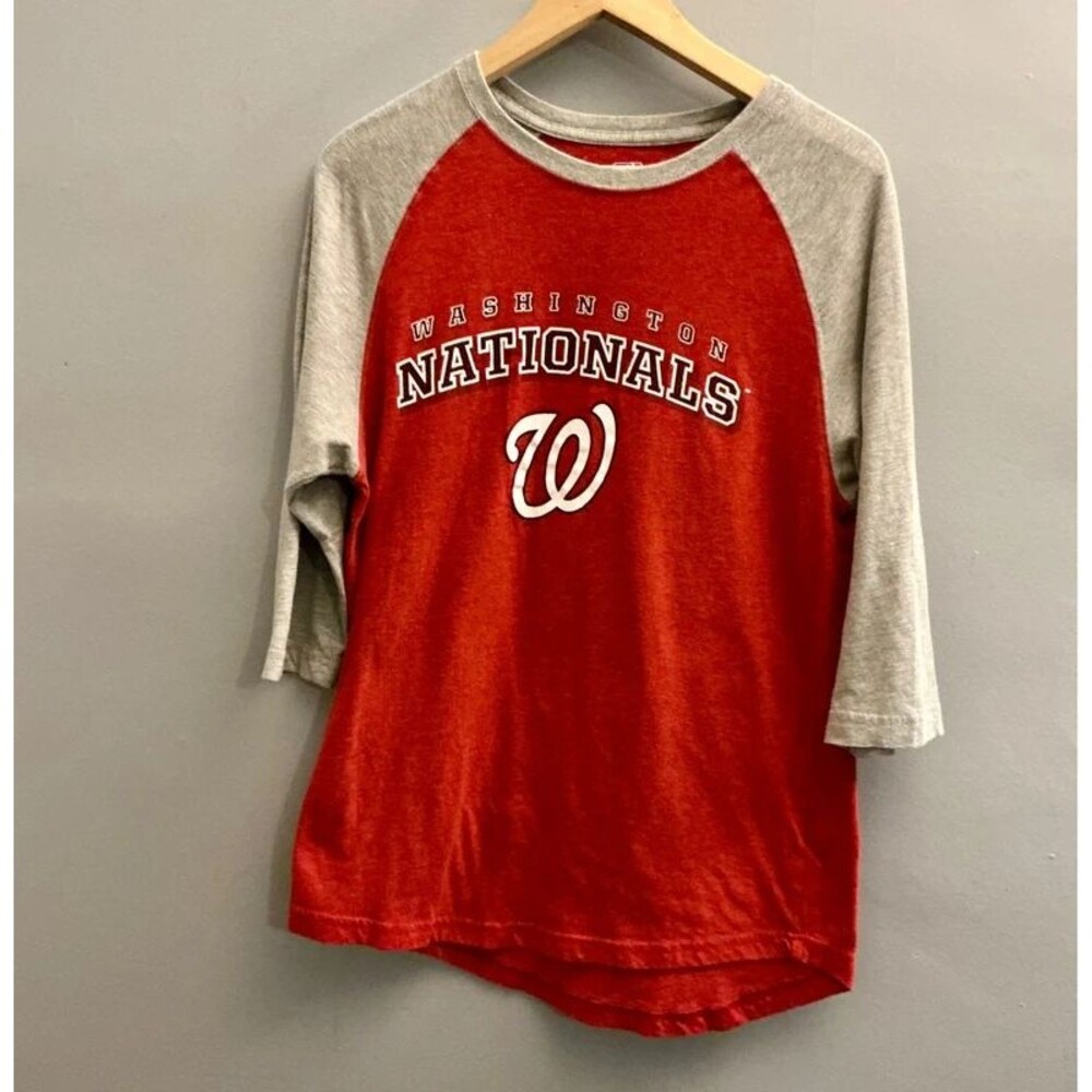 Washington Nationals MLB Raglan Baseball Shirt Medium